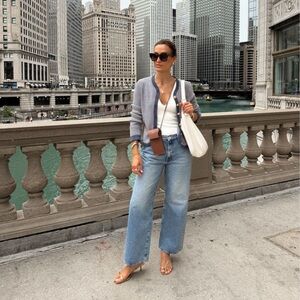 MOTHER Dodger Ankle Fray Jeans in Leap of Faith 27
